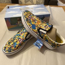 Vans Simpsons Comfy Slip On Trainers Limited Edition UK Mens 10