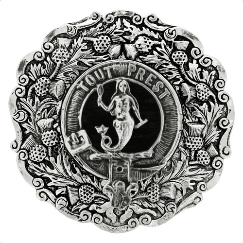 Art pewter clan crest plaid - crest,