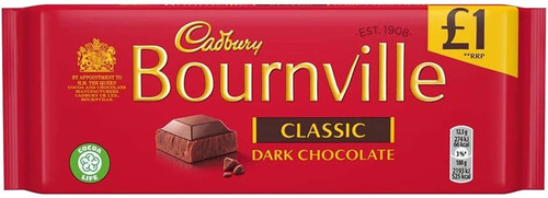 Dairy milk bournville dark - bournville,