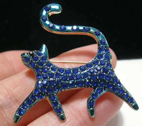 Cat brooch art - brooch, deco