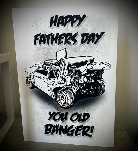 Banger racing designed - racing, fathers