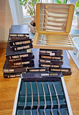 Viners Studio 1960s  Bark Design by Gerald Benney - Boxed Sets