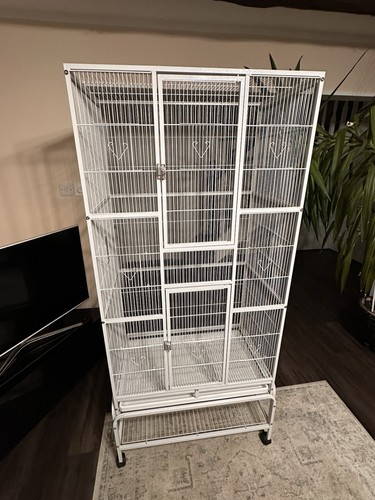 Extra large bird cage with - bird,