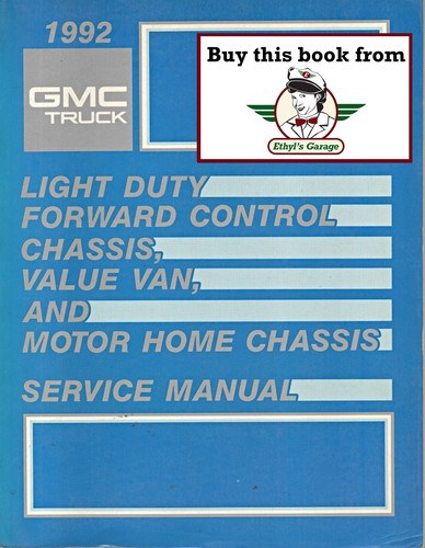 1992 gmc motorhome p3 - p3,