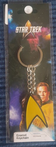 Star trek enamel keychain - star,