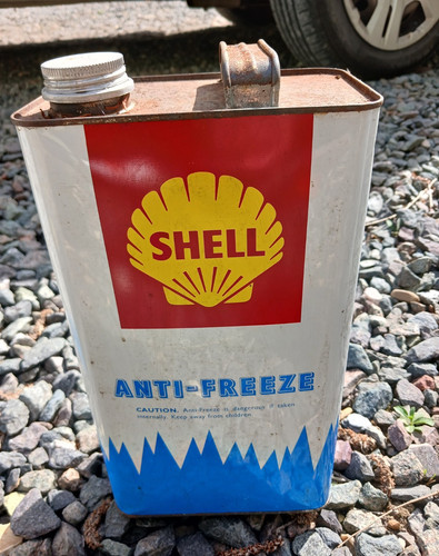 Shell anti freeze metal can - shell, anti-freeze