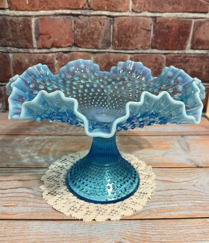 Vtg 1950s 1970s fenton aqua - fenton,