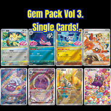 SINGLE CARDS Pokemon Gem Pack