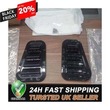 For Land Rover Defender 90, 110, Wing Top Grille Vents Set X2, Gloss Black