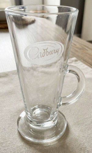 Cadbury footed glass - x,