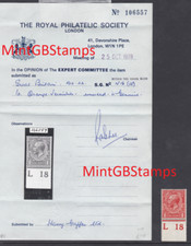 N16(15) 1d Orange Vermillion Royal Cypher Control L18 Perf RPS Cert (106557) U/M