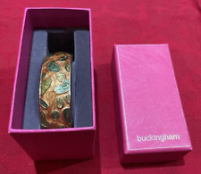 BUCKINGHAM JEWELLERY Bangle enamel hinged and clasped  (boxed) (20/04)