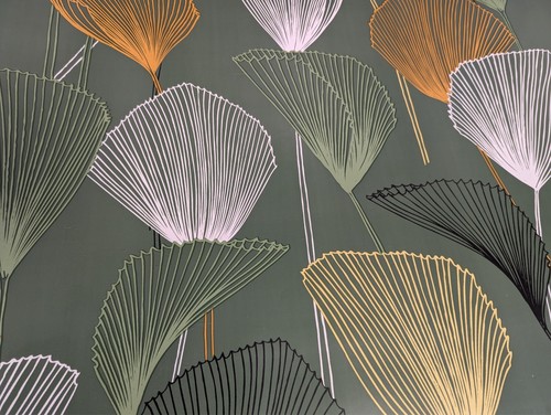 Table protector modern ginkgo - table,