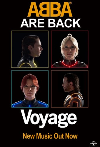 Abba voyage 2023 poster print - voyage,
