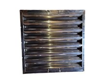 Commercial Kitchen Grease Baffle Filter Canopy Stainless Steel Extractor Filters