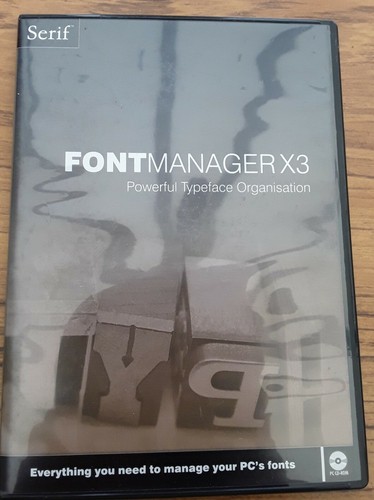 Serif font manager digital - font,
