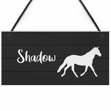Horse stable sign personalised - horse,