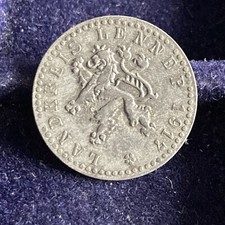 1917 Germany 10 Pfennig Landkreis Lennep Old Coin