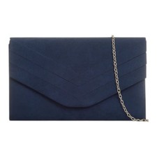 Ladies Suede Envelope Clutch