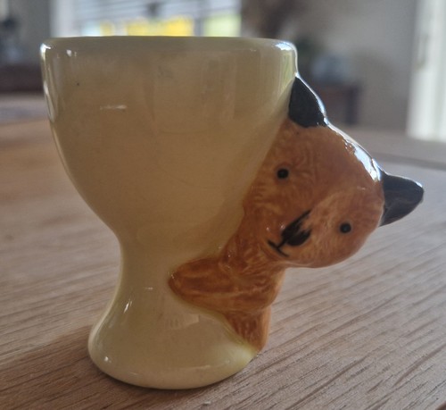 Vintage sooty egg - cup,, keele