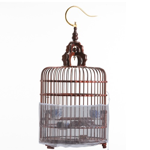 Reusable bird cage mesh cover - bird,