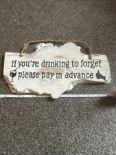 Wooden Pub Sign