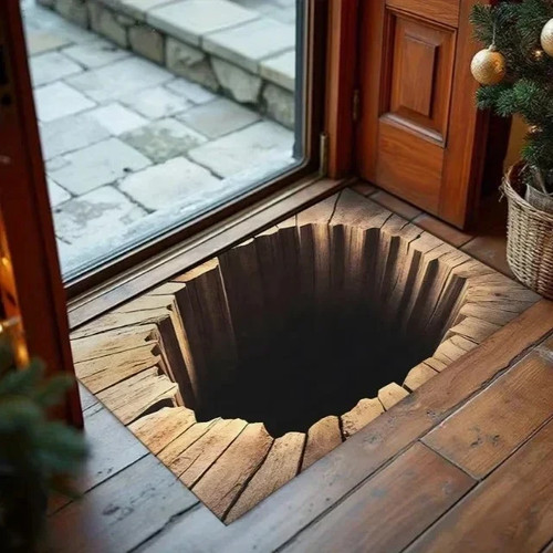 Optical illusion non - 3d,