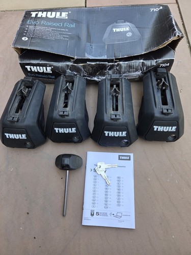Thule 7104 evo raised - thule, rail