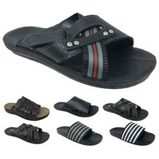 Mens Wide Fit Sliders Slides