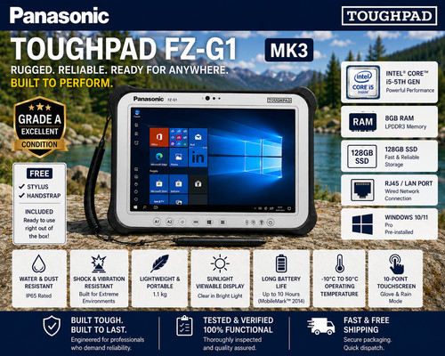 Panasonic toughpad 8 gb - 8,