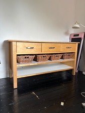 IKEA Varde Freestanding 186cm [w] x 100cm [d] x 92 cm [h] With Solid Beech Top