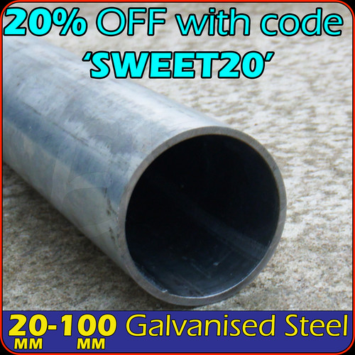Galvanised steel round - galvanised,