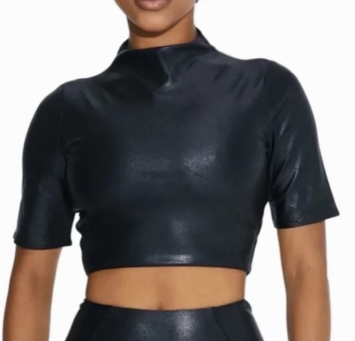 Naked wardrobe black - black, faux