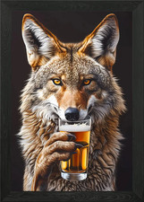 Coyote Beer Framed Wall Art