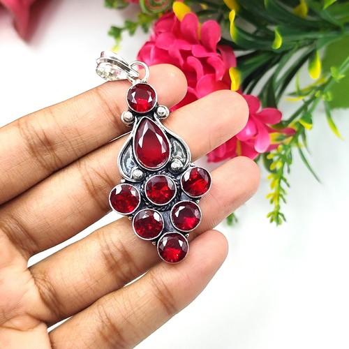 Red garnet gemstone - garnet,