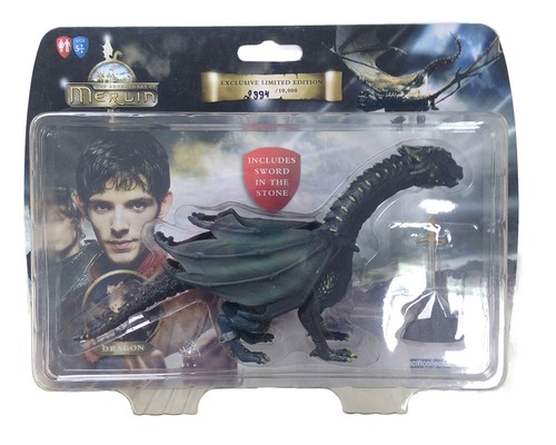 Merlin dragon figure with - dragon,