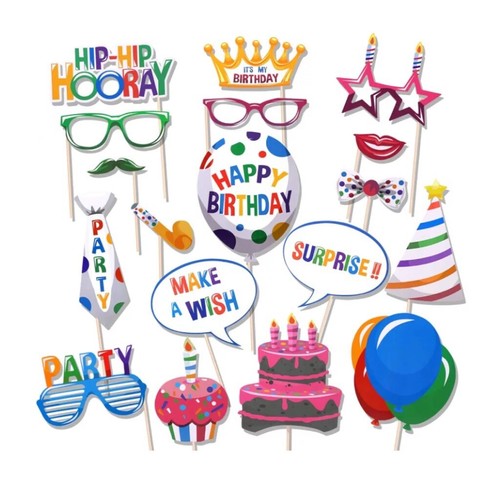 Happy birthday props - props, photo