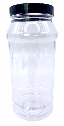 Plastic food storage jars - storage,