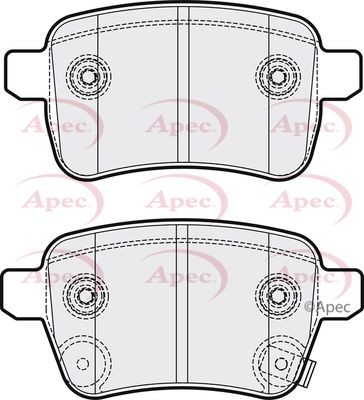 Apec rear brake - apec, set