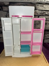 Vintage 1994 Mattel BARBIE DOLL REFRIGERATOR & FOOD American Double Fridge  