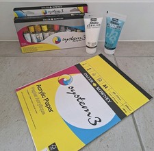 Daler Rowney Arcylic paints and papers
