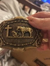 Christian Cowboy Belt Buckle