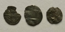  3x Silver Hammered Coins