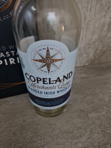 Copeland irish whiskey - irish, empty
