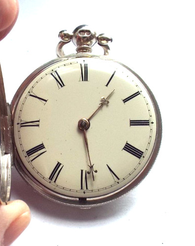 Rare mint silver watch - watch, verge