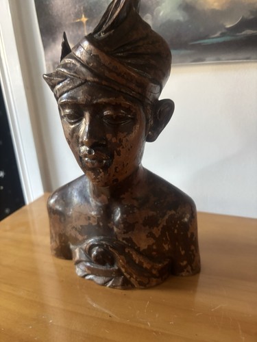 Vintage hand carved wooden - hand,