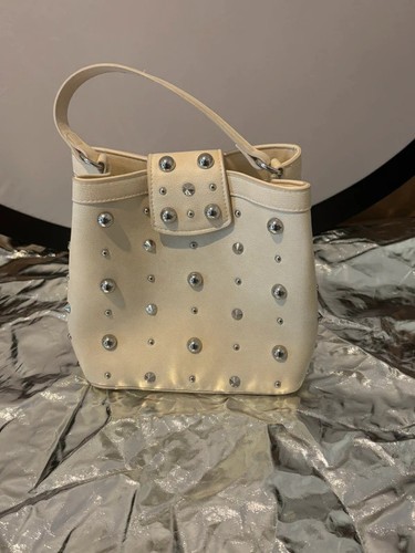 And cream handbag chrome - h, m