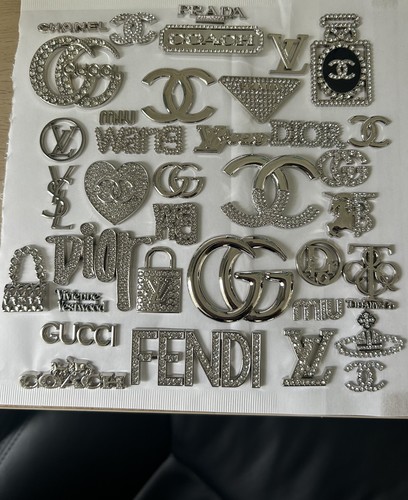 36x mixed silver metal craft - silver,