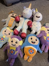 Go Jetters Soft Toy Full Set Bundle Ubercorn Xuli Foz Glitch Lars Kyan Cbeebies