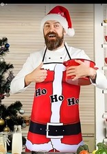 NEW Funny Xmas APRON Kitchen